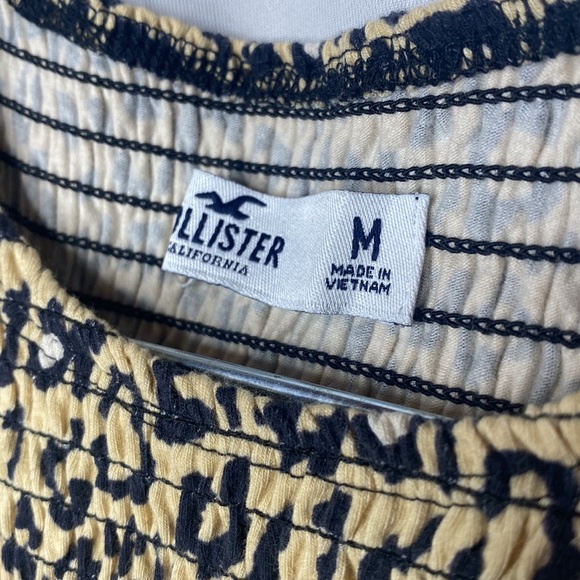 Hollister Scrunch Cheetah Tank Top US Womens M - Picture 3 of 5